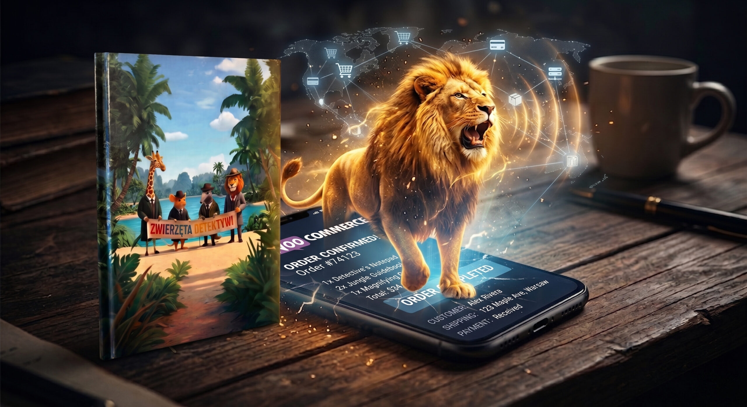 Lion Roars Every Time Someone Buys My Book (WooCommerce → Twilio SMS Notification